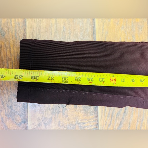 Equestrian Leggings Womens XLarge Brown Ribbed Stretchy High Rise Pull On Skinny - Picture 2 of 7